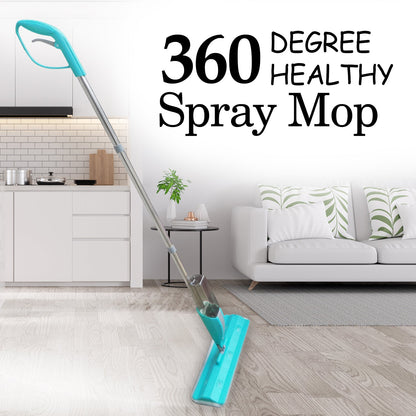 4664 Cleaning 360 Degree Healthy Spray Mop with Removable Washable Cleaning Pad 
