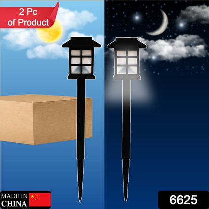 6625 Solar Garden Lights LED Outdoor Stake Spotlight Fixture for Garden Light (Pack of 2pc ) 