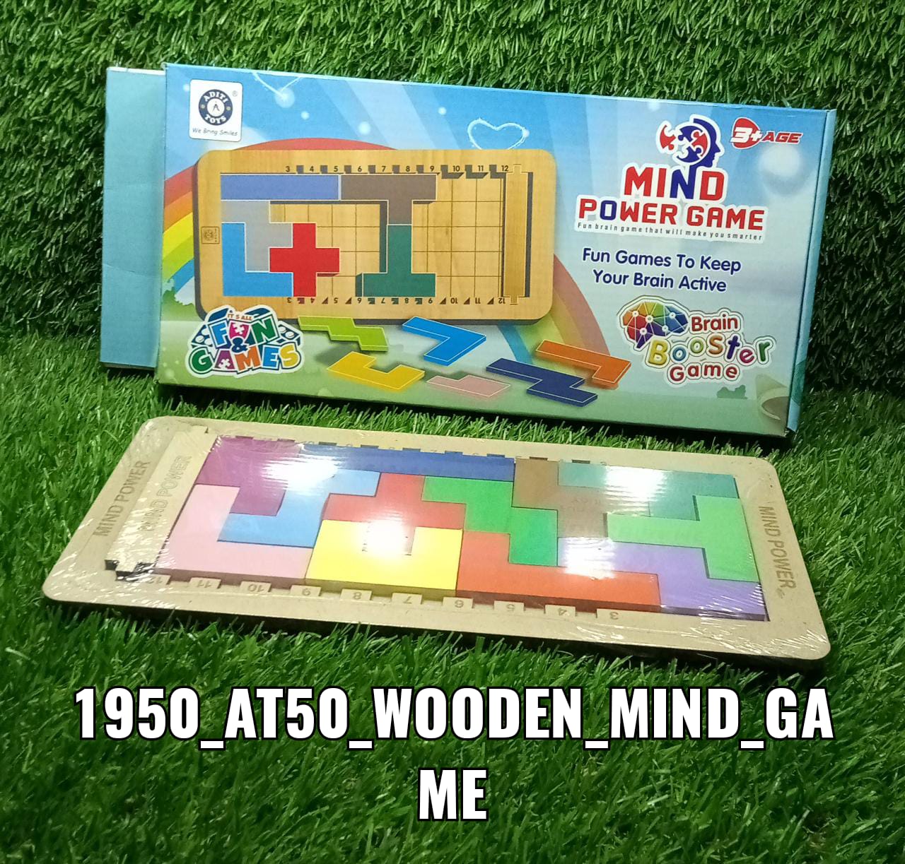 1950 AT50 Wooden Mind Game and game for kids and babies for playing and enjoying purposes. 