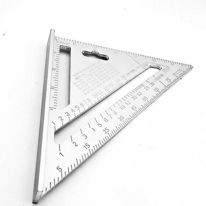 1559 Double Side Scale Triangle Measurement Hand Tool 
